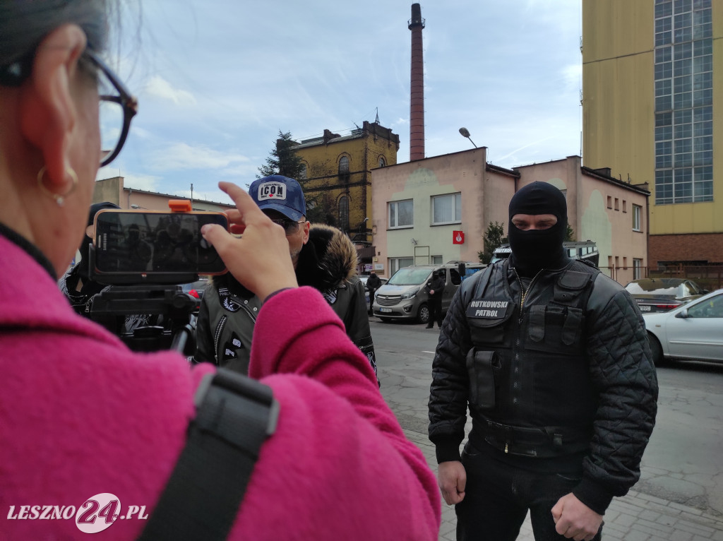Krzysztof Rutkowski przed Akwawitem w Lesznie