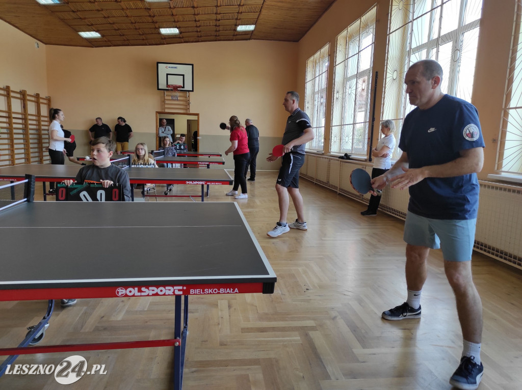 Turniej tenisa stołowego w Rojęczynie