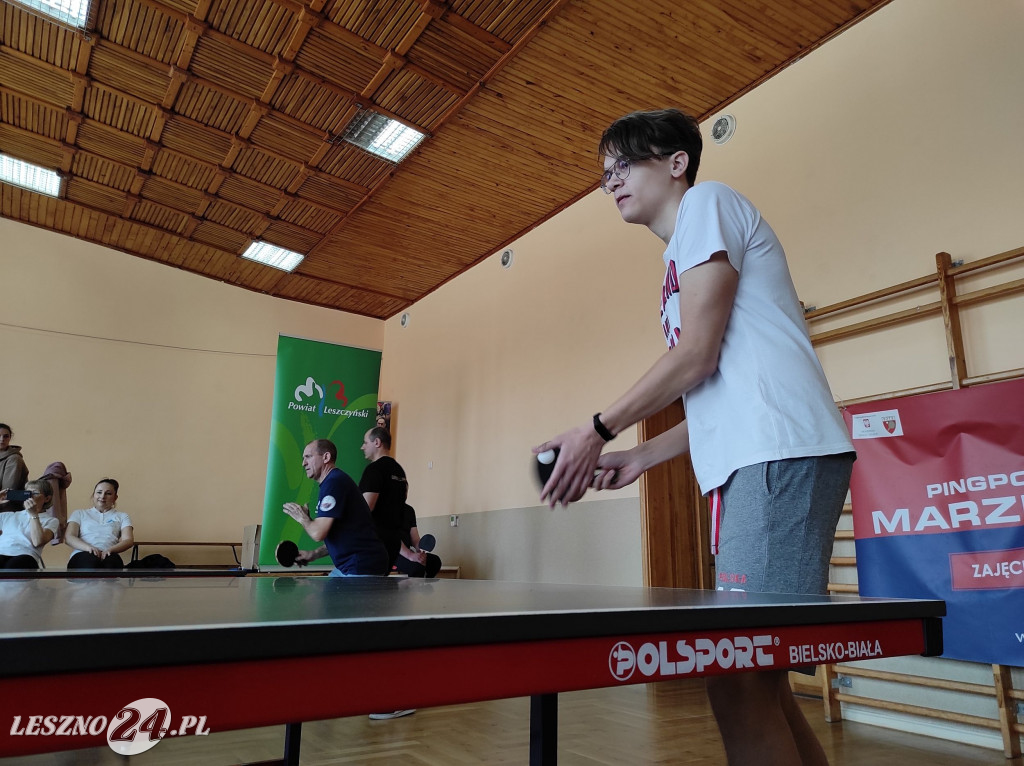Turniej tenisa stołowego w Rojęczynie