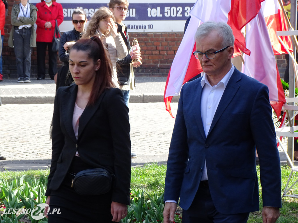 Rocznica zbrodni katyńskiej w Lesznie 2022