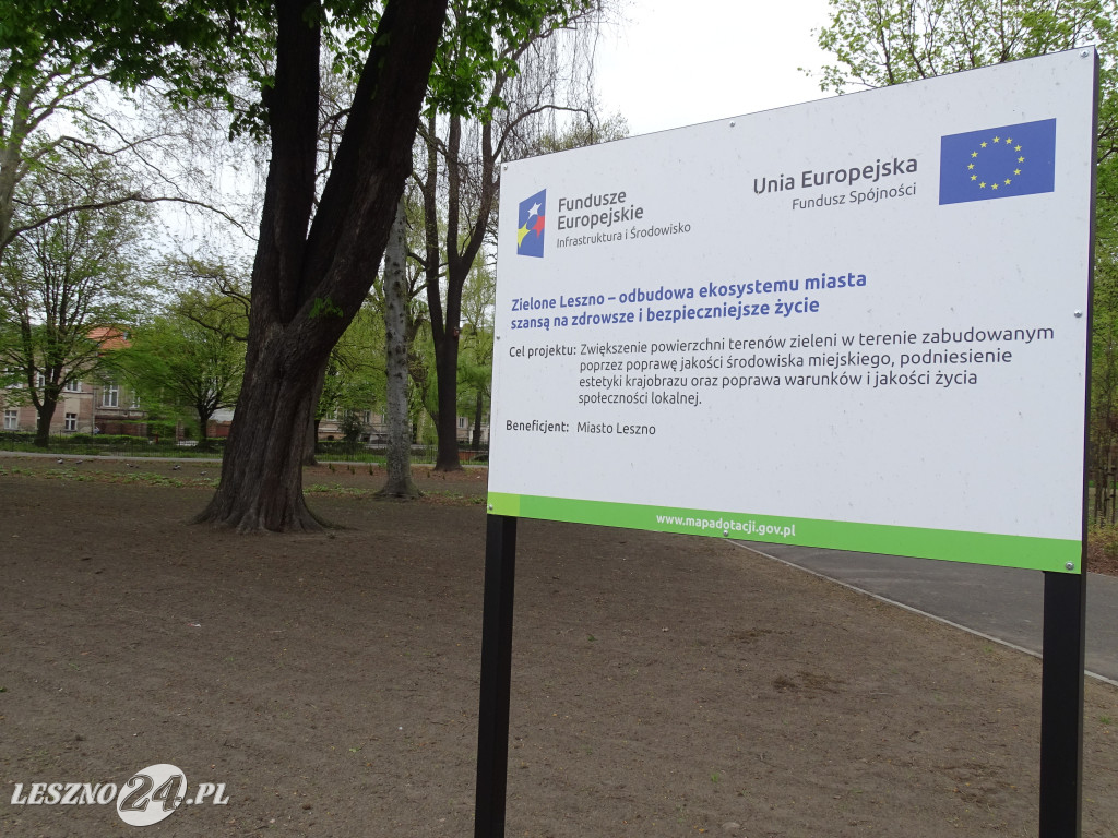 Park na placu Kościuszki otwarty