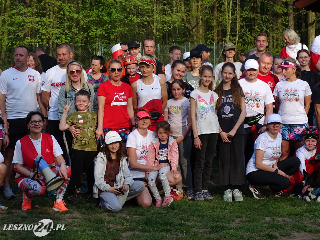 Bieg z flagą. Leszno, 2 maja 2022