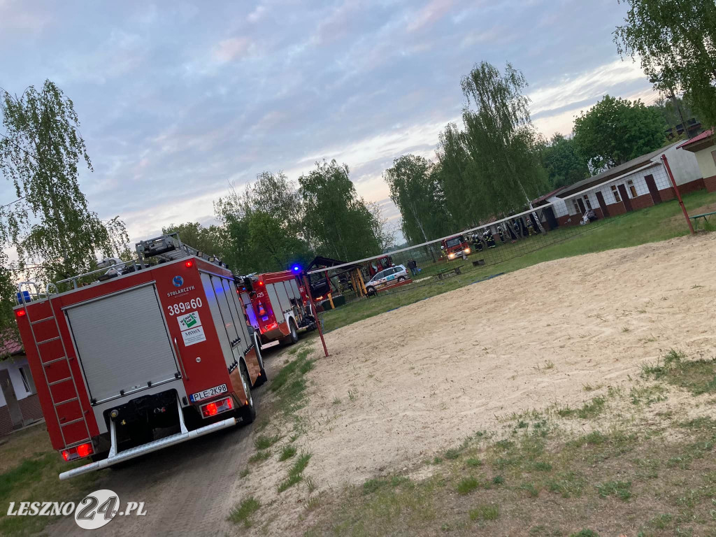W Boszkowie paliły się domki letniskowe