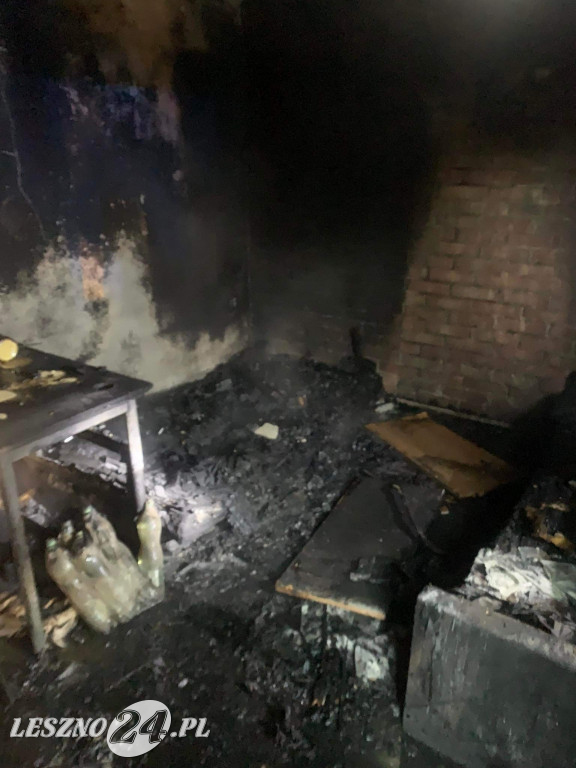 W Boszkowie paliły się domki letniskowe