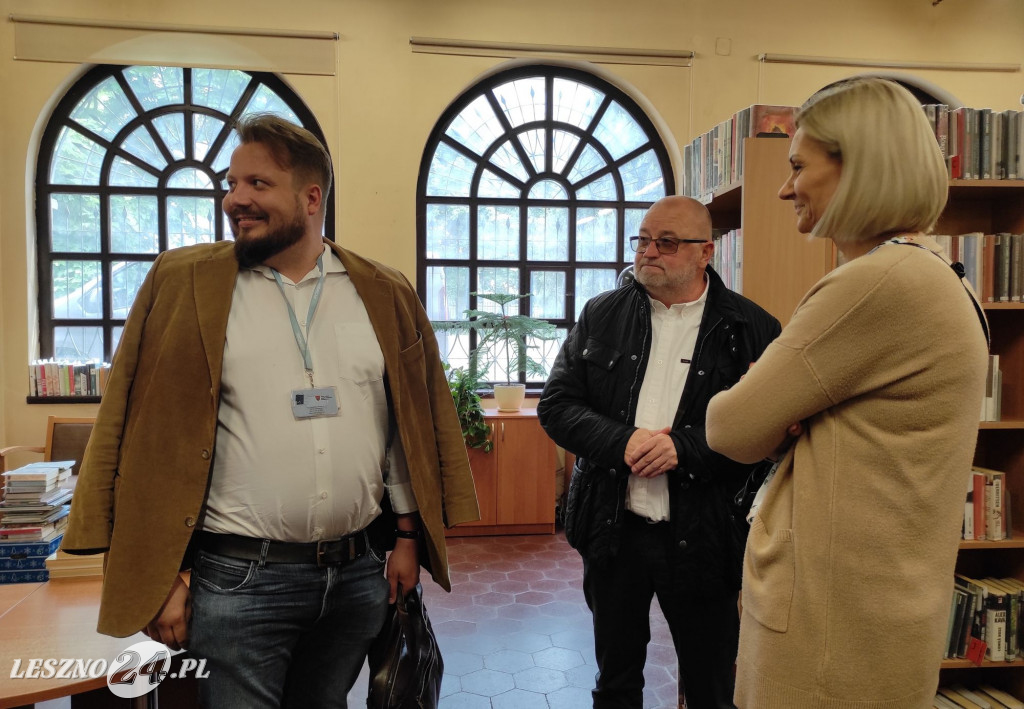 Otwarcie Działu Ukraińskiego w MBP w Lesznie
