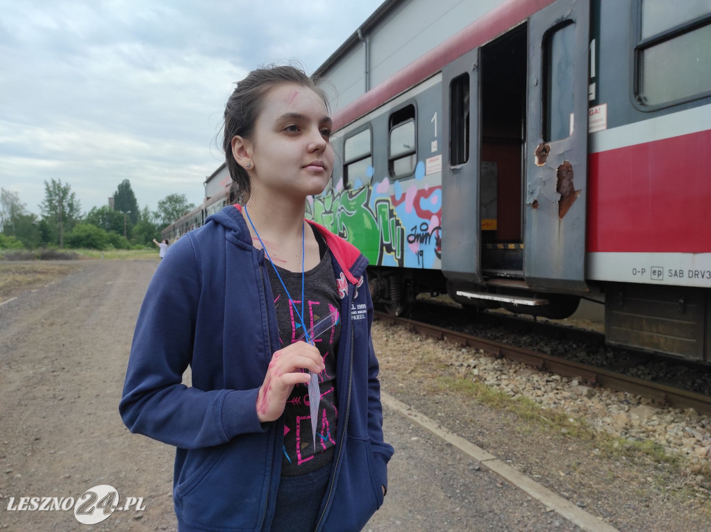Akcja ratunkowa na bocznicy kolejowej