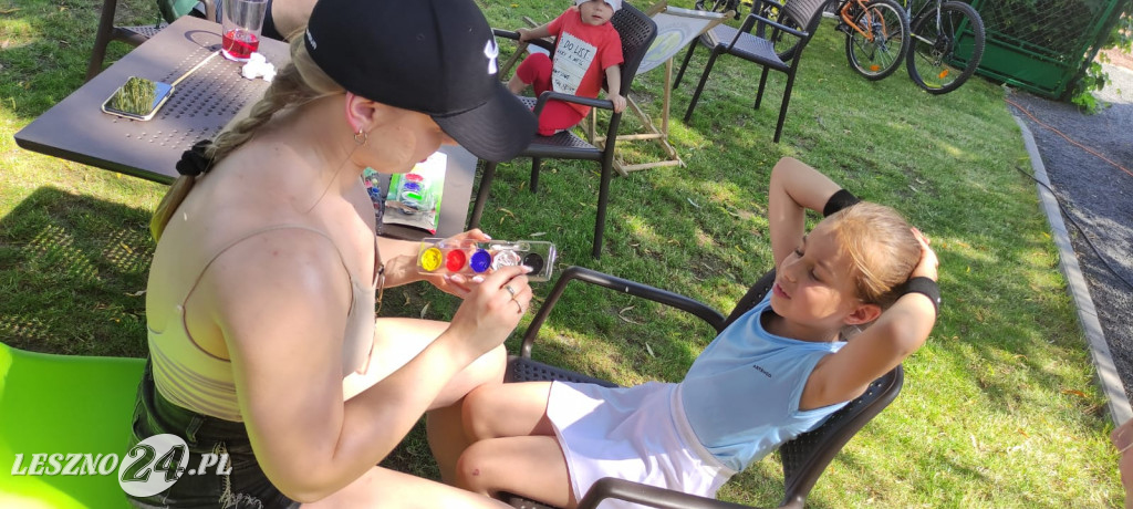 Piknik tenisowy przy Ćwiczni