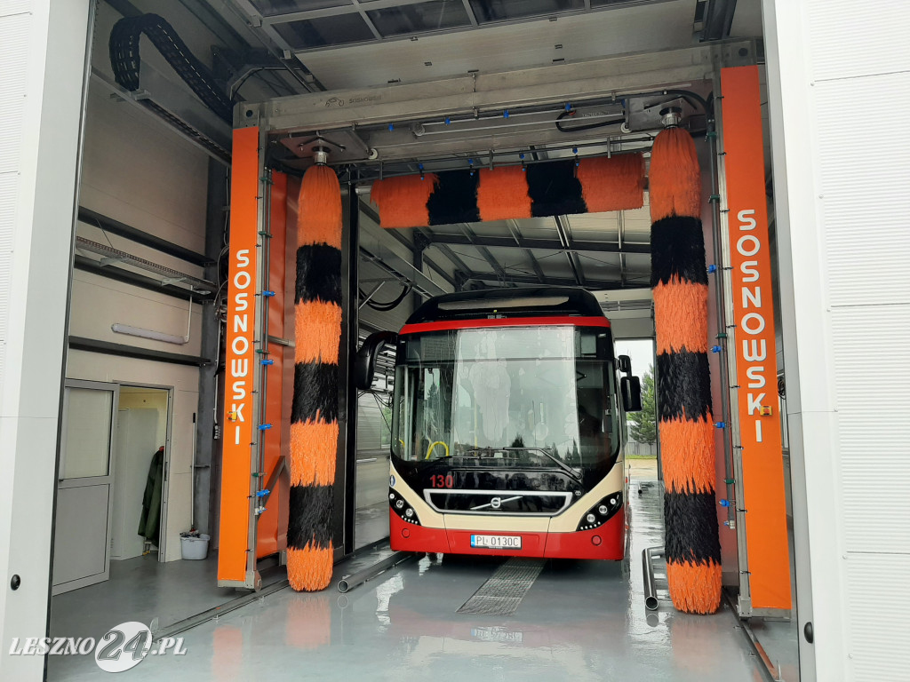 Myjnia autobusowa w Lesznie