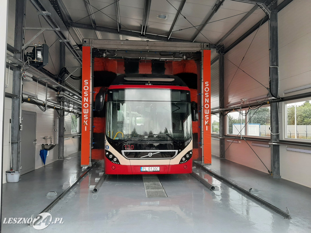 Myjnia autobusowa w Lesznie