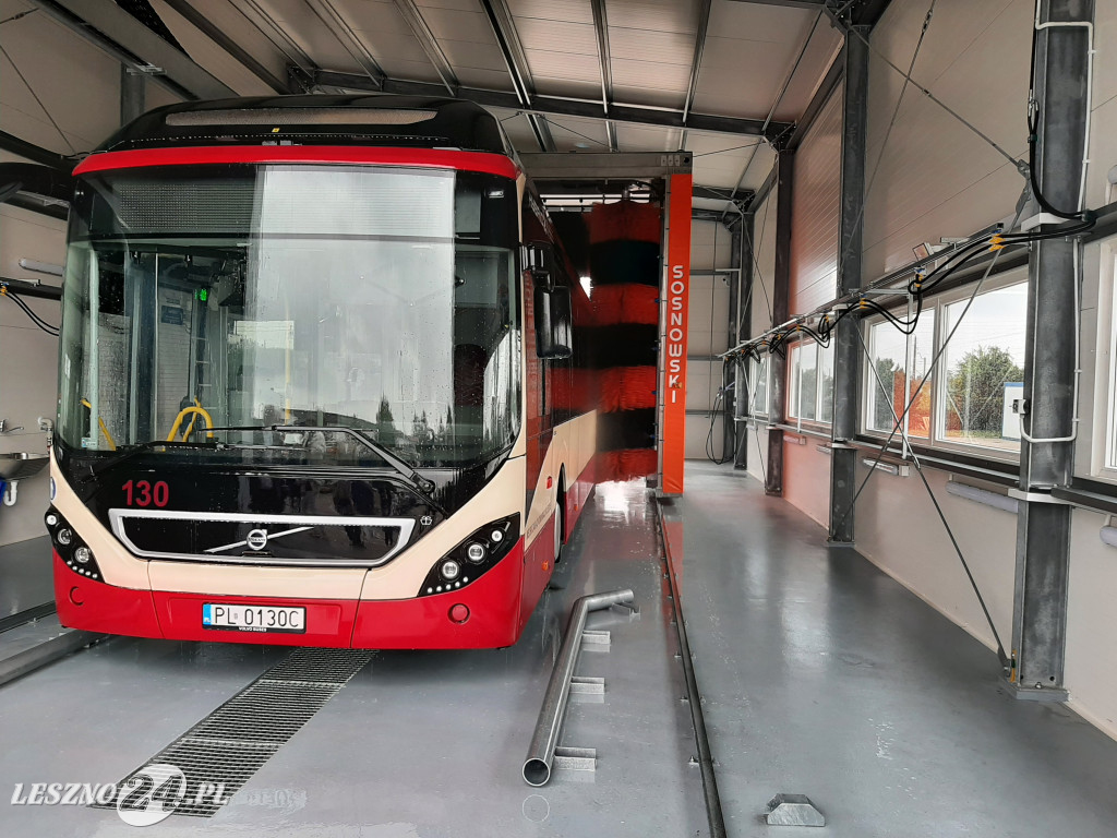 Myjnia autobusowa w Lesznie