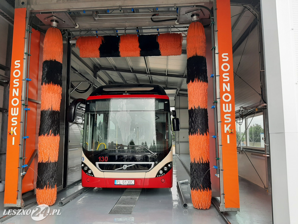 Myjnia autobusowa w Lesznie