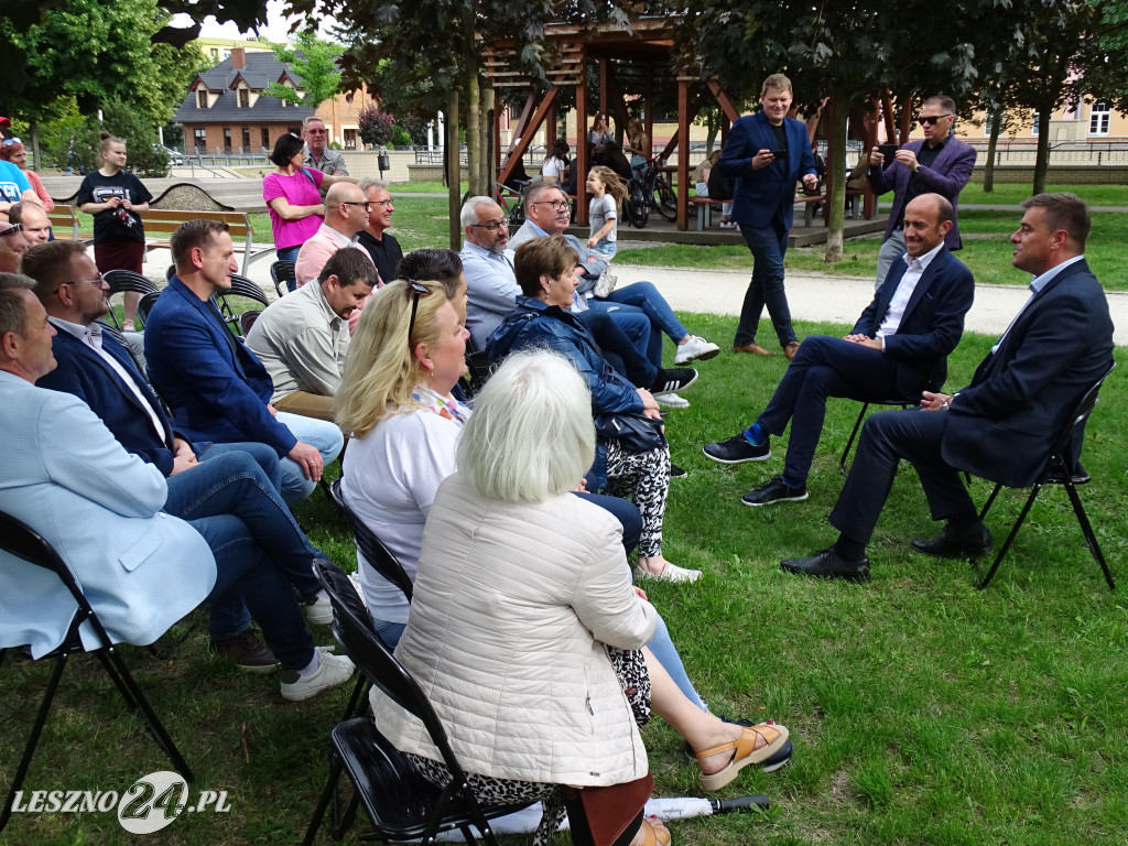 Borys Budka w Lesznie