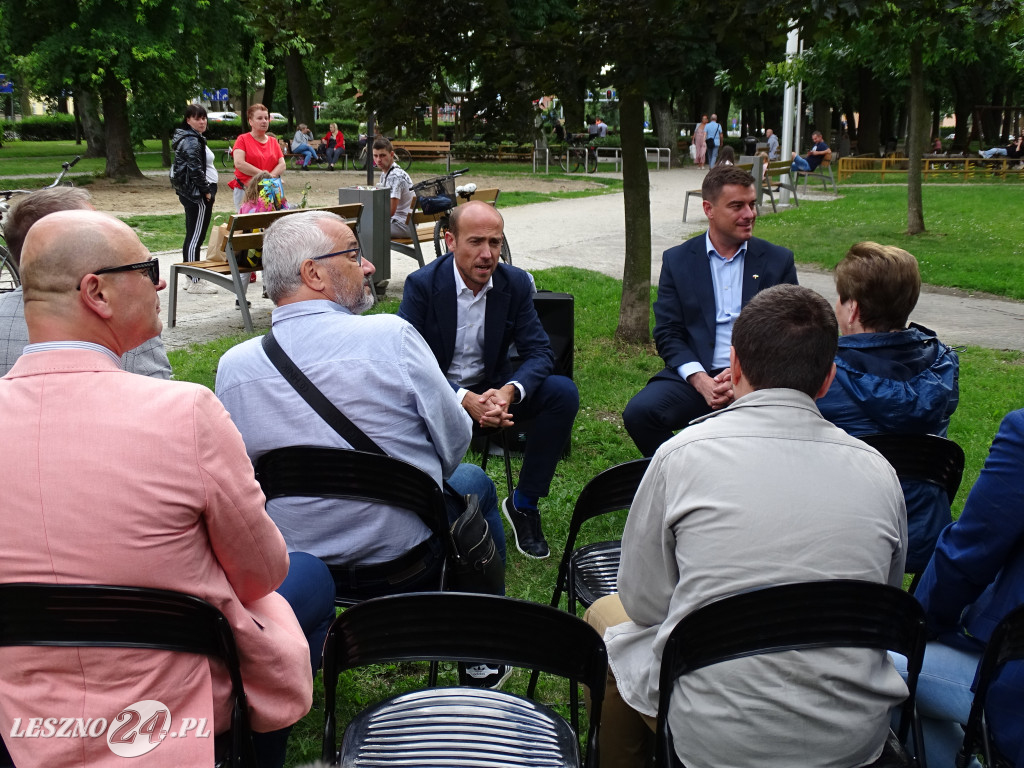 Borys Budka w Lesznie