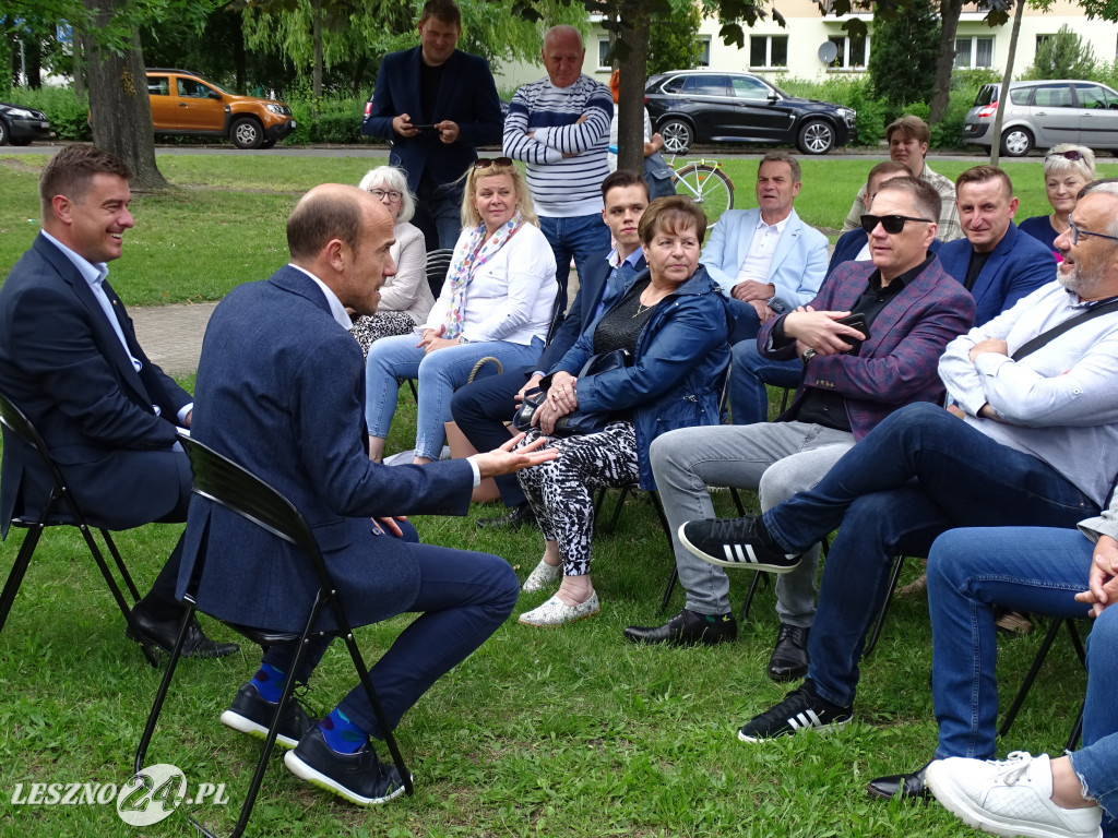 Borys Budka w Lesznie