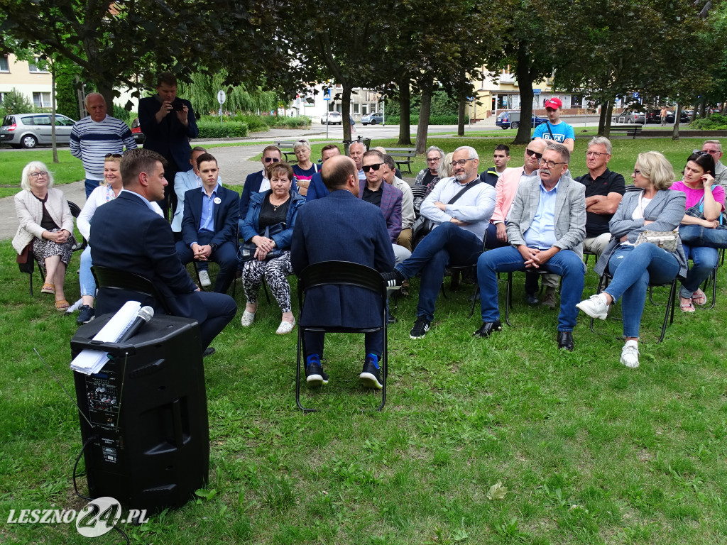 Borys Budka w Lesznie