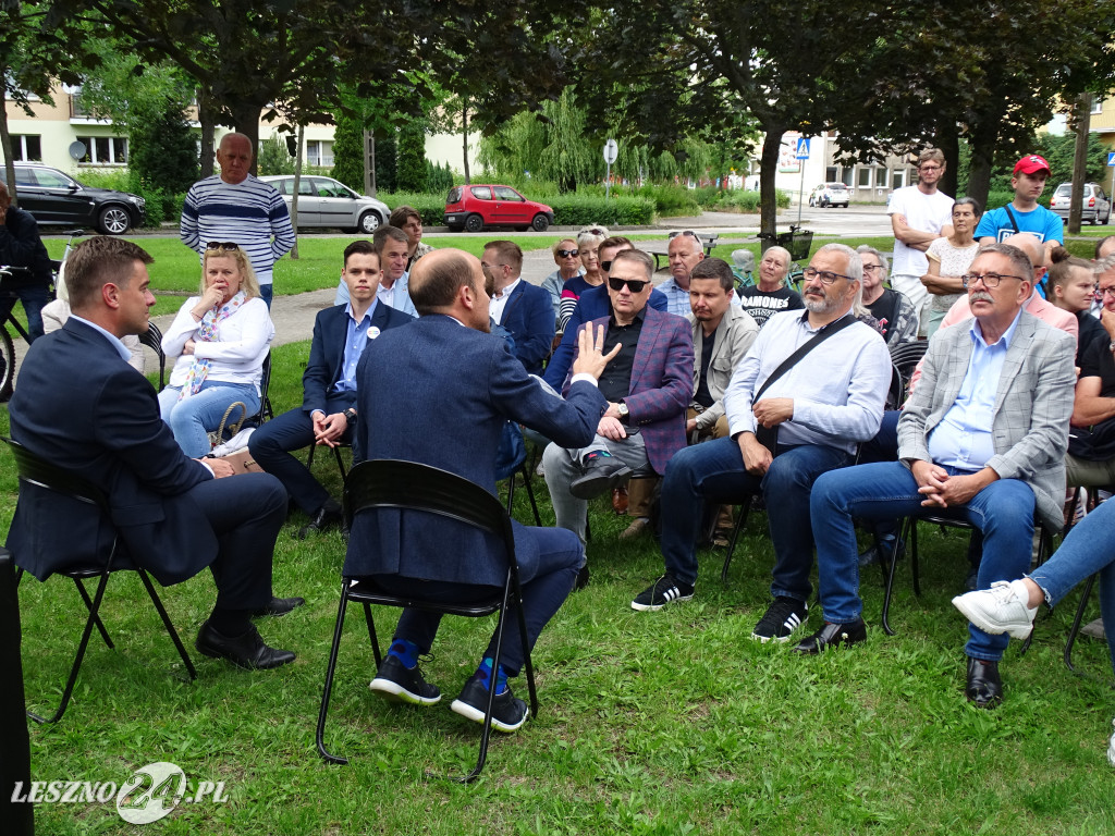 Borys Budka w Lesznie