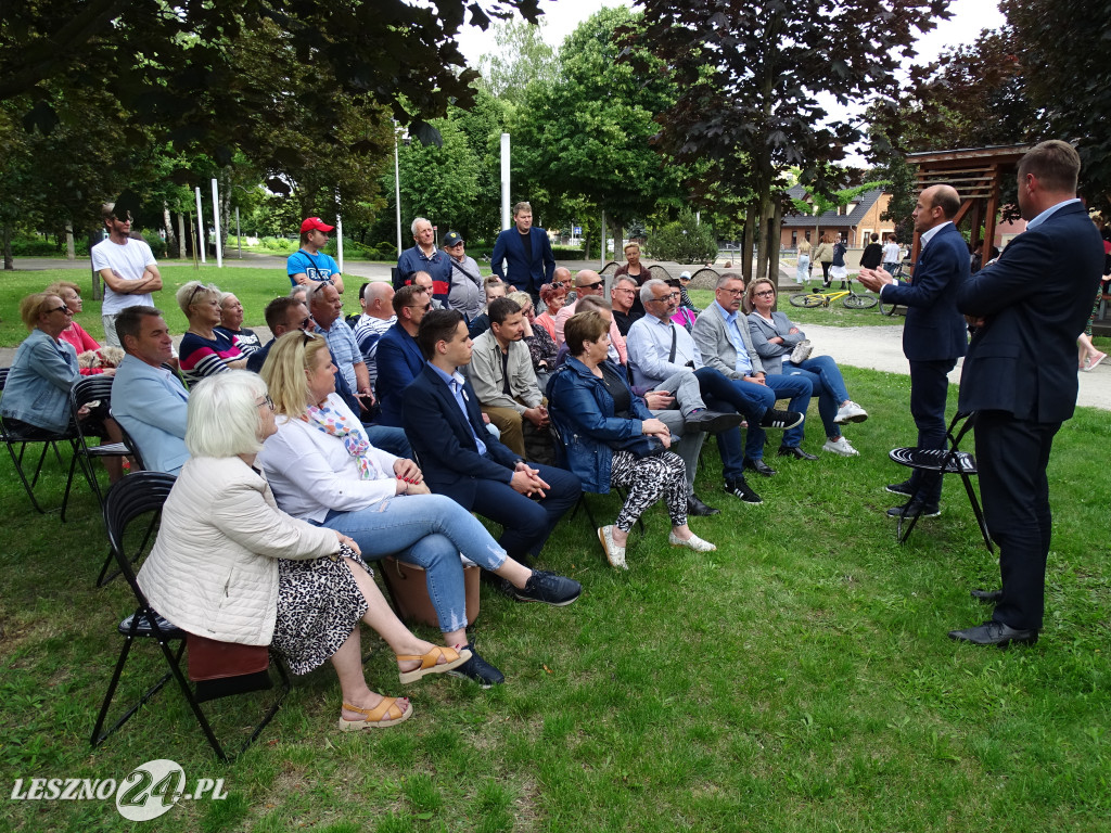 Borys Budka w Lesznie