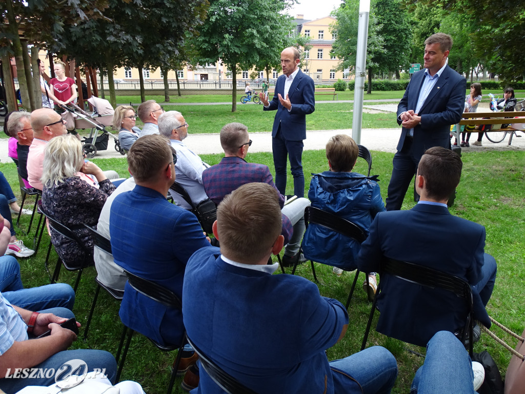 Borys Budka w Lesznie