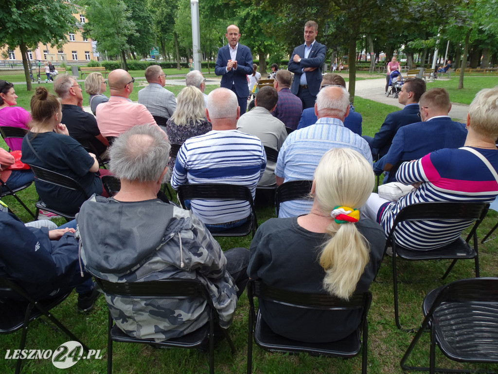 Borys Budka w Lesznie