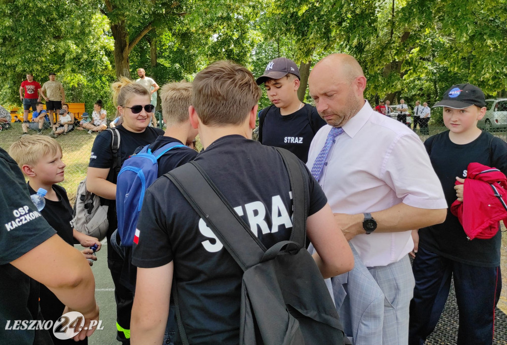 Strażacy gminy Rydzyna na zawodach