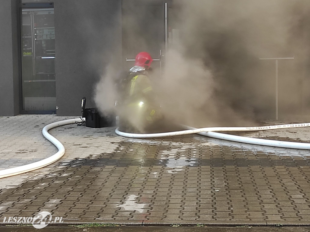 Pożar sklepu przy ulicy Cichej