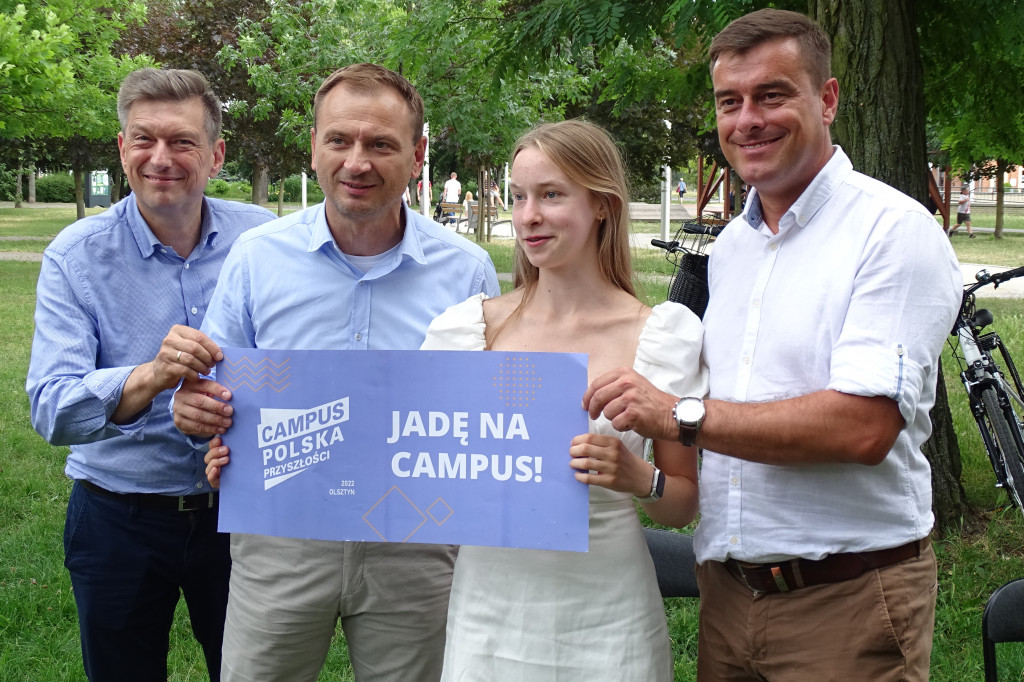 Posłowie Nitras i Witczak w Lesznie