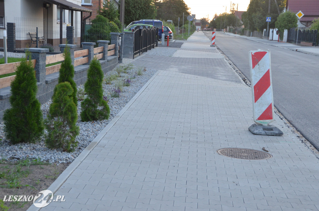 Przebudowa drogi w Kłodzie - lipiec 2022