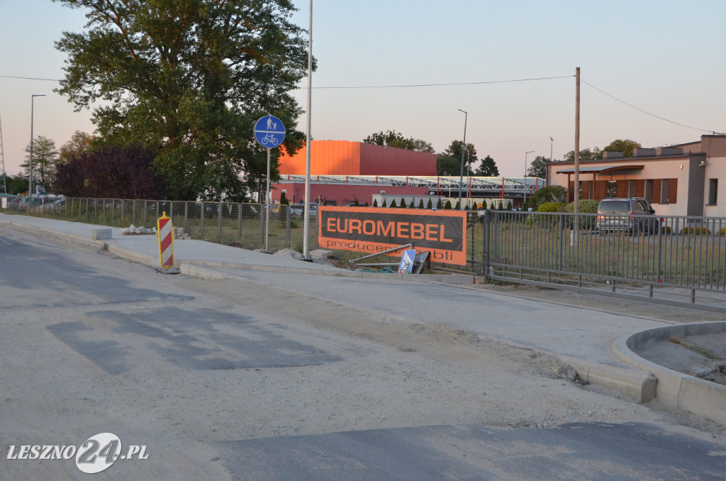 Przebudowa drogi w Kłodzie - lipiec 2022