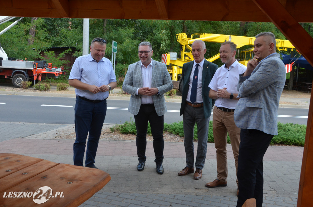 Wiata dla rowerzystów w Boszkowie