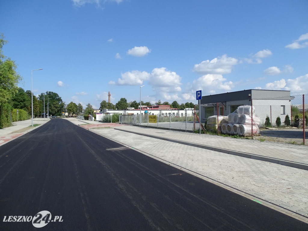 Ulica Kustronia w Lesznie