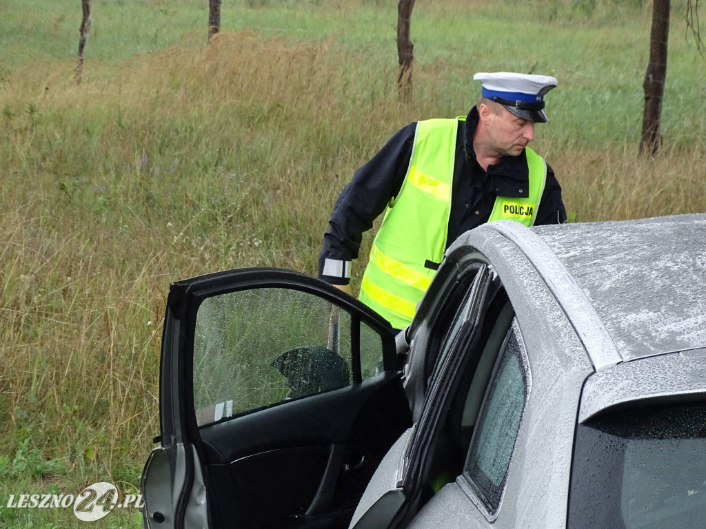 Wypadek na trasie Leszno-Góra