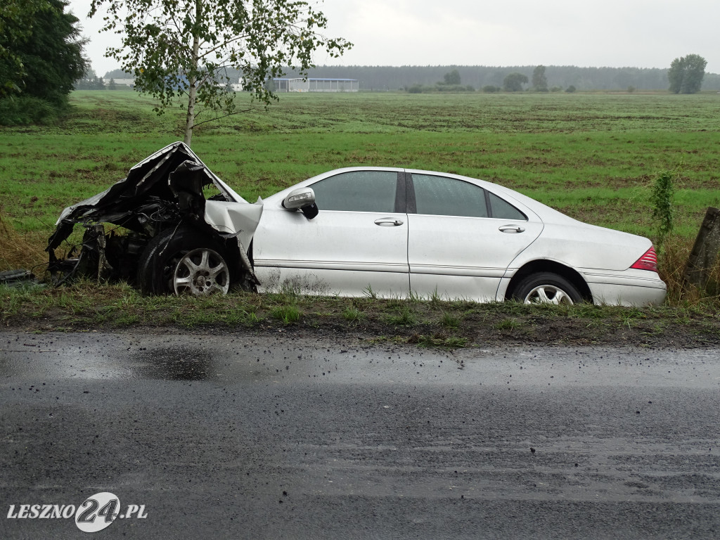 Wypadek na trasie Leszno-Góra