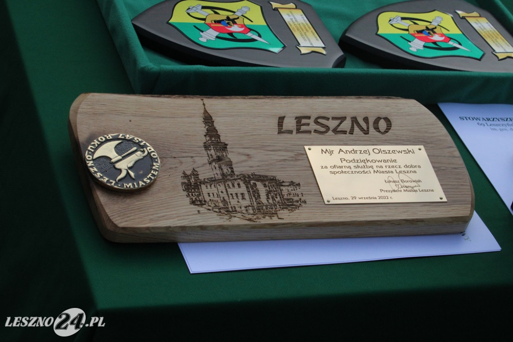 Dowódca leszczyńskiego garnizonu zakończył służbę