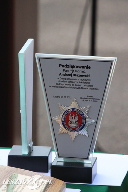 Dowódca leszczyńskiego garnizonu zakończył służbę
