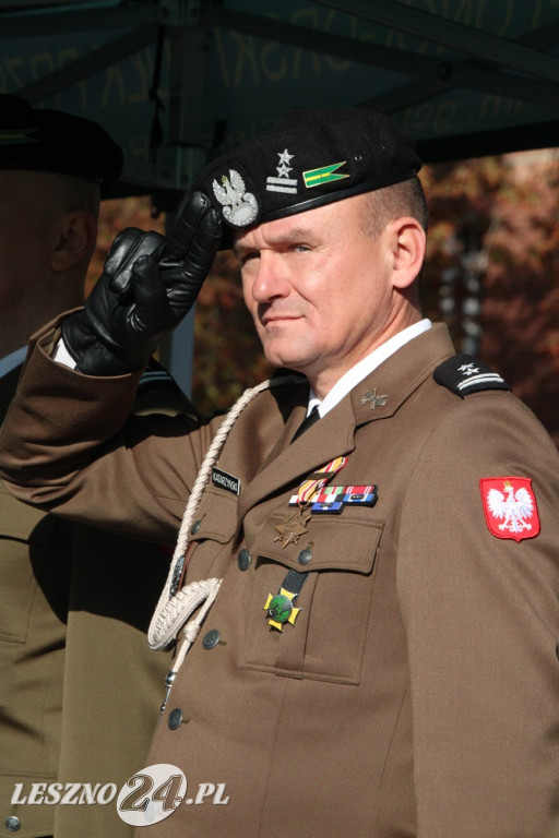 Dowódca leszczyńskiego garnizonu zakończył służbę