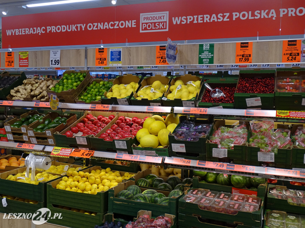 Otwarcie odnowionego Lidla w Lesznie