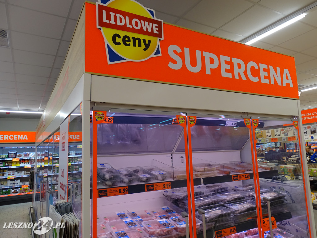 Otwarcie odnowionego Lidla w Lesznie