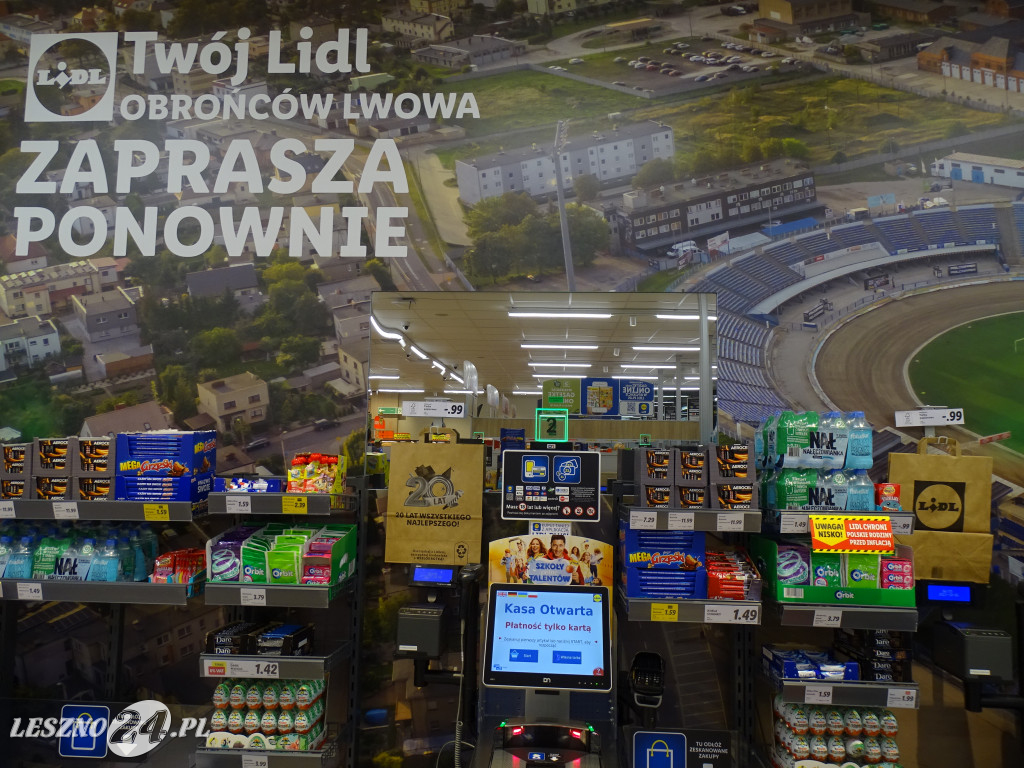 Otwarcie odnowionego Lidla w Lesznie