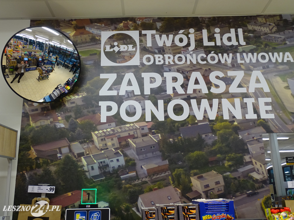 Otwarcie odnowionego Lidla w Lesznie