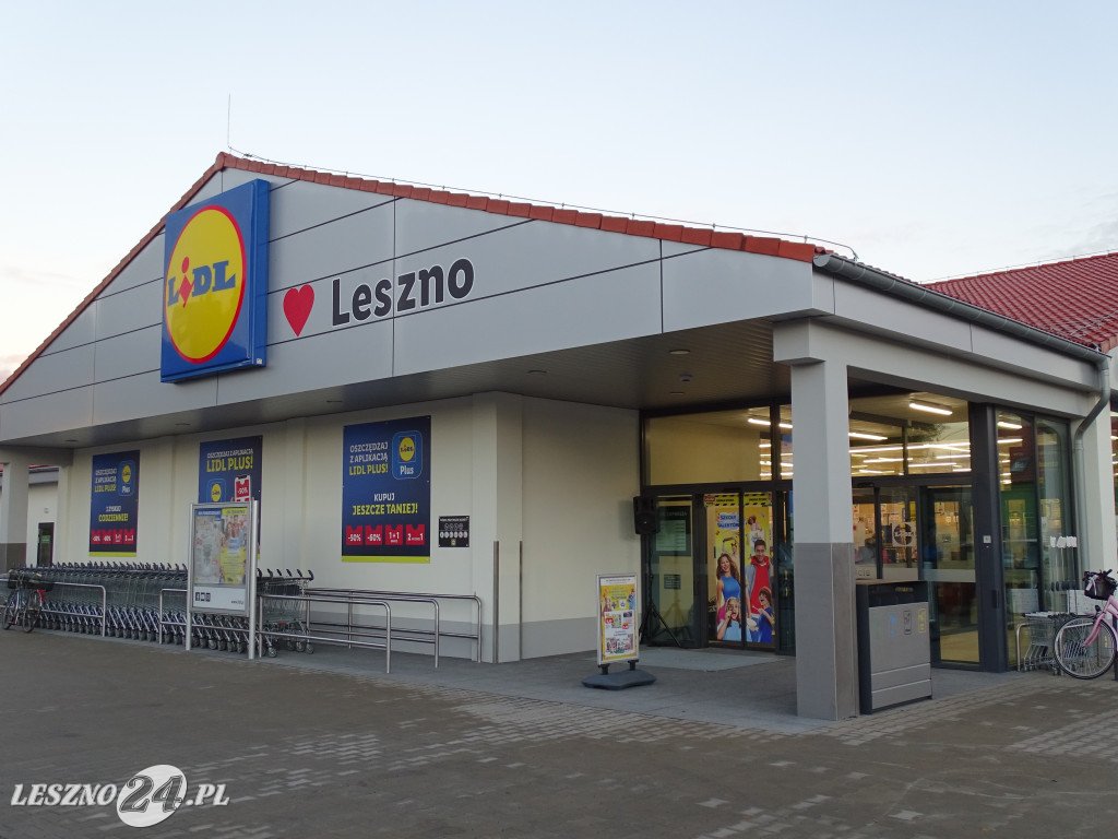 Otwarcie odnowionego Lidla w Lesznie