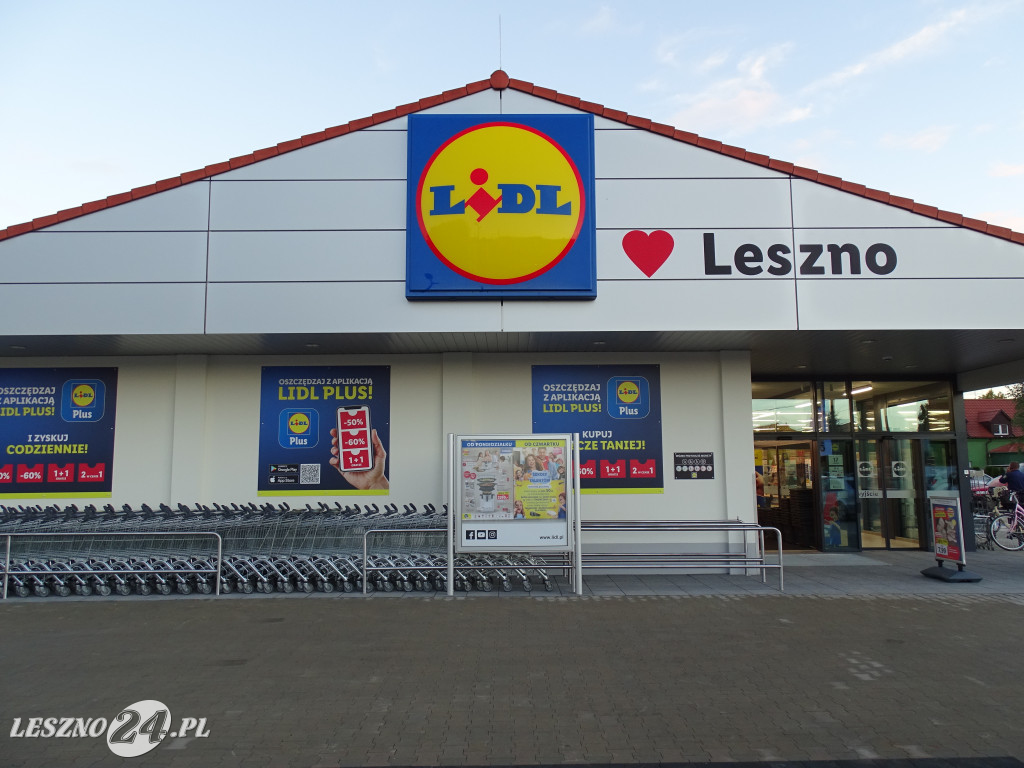 Otwarcie odnowionego Lidla w Lesznie