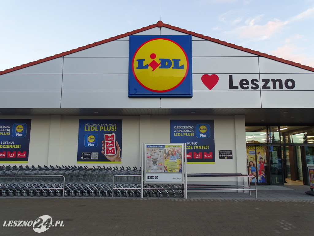 Otwarcie odnowionego Lidla w Lesznie