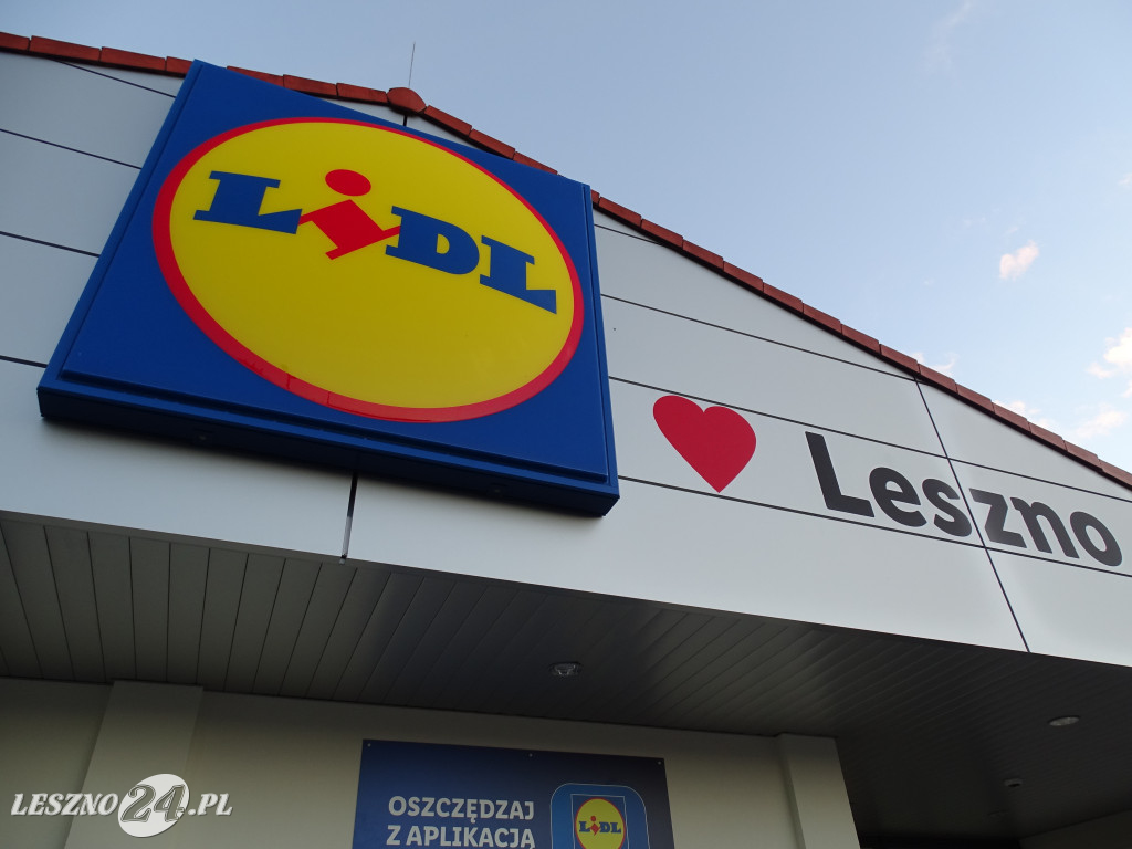 Otwarcie odnowionego Lidla w Lesznie
