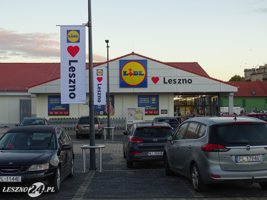Otwarcie odnowionego Lidla w Lesznie