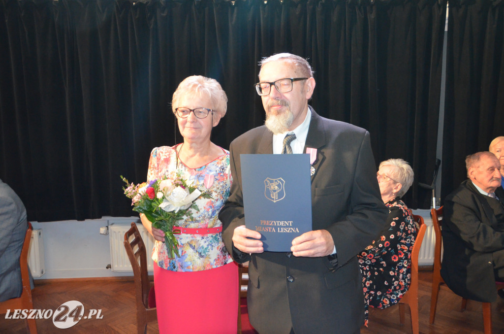 Spotkanie jubilatów małżeńskich z prezydentem