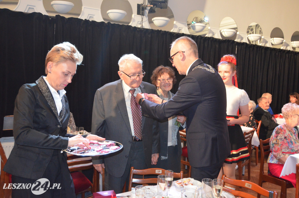 Spotkanie jubilatów małżeńskich z prezydentem