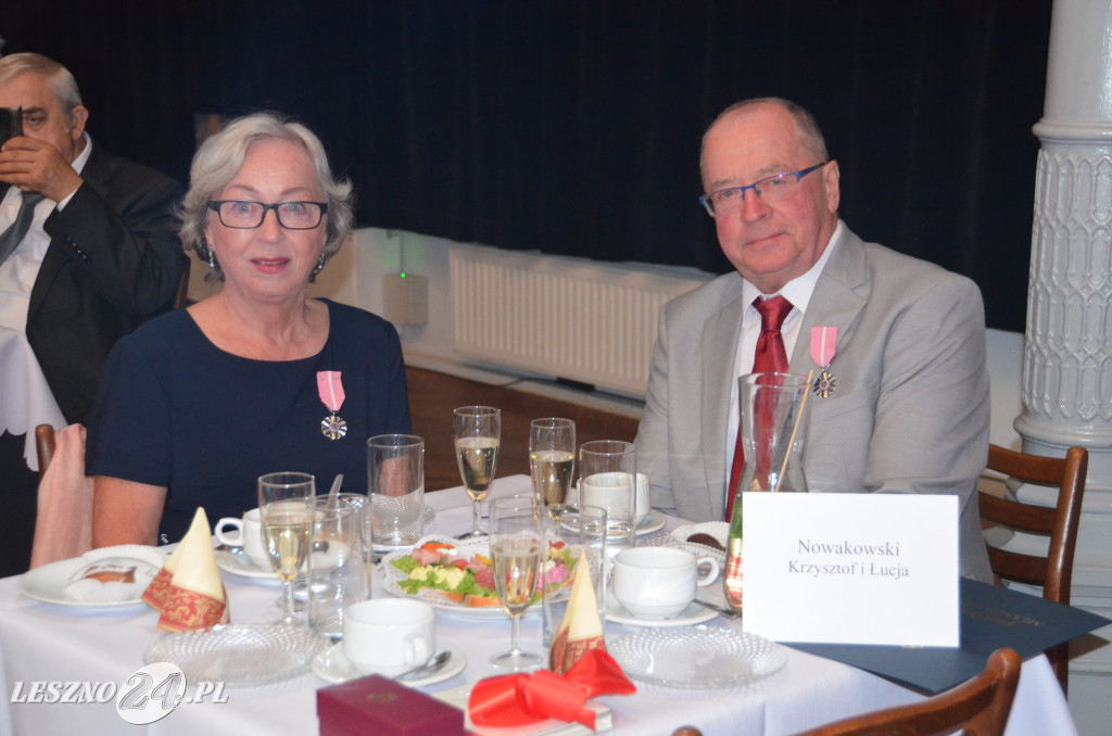 Spotkanie jubilatów małżeńskich z prezydentem