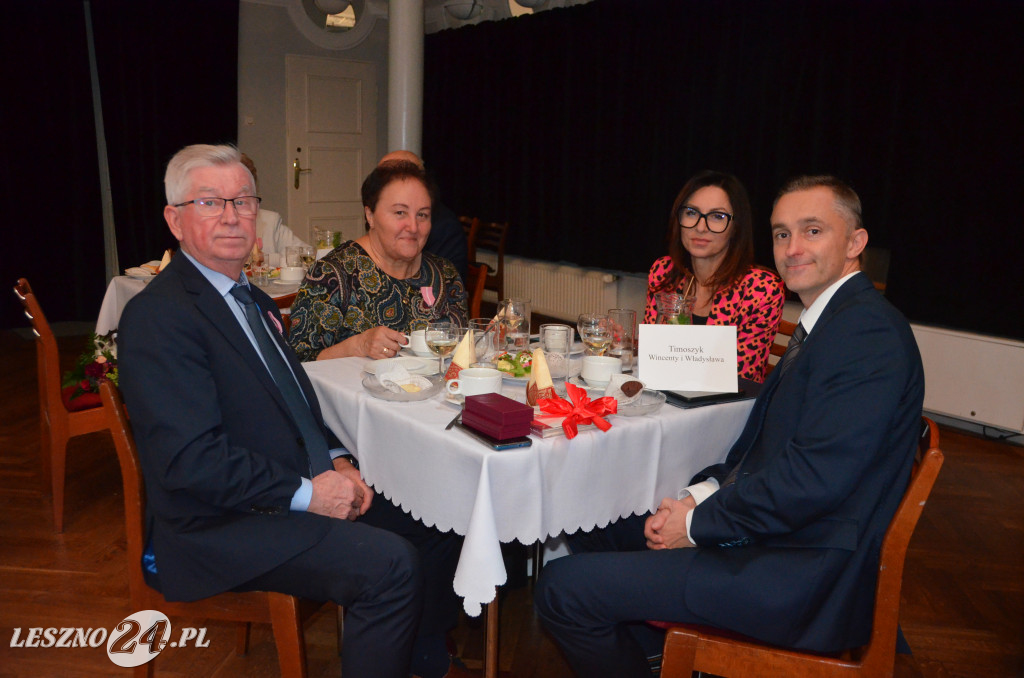 Spotkanie jubilatów małżeńskich z prezydentem