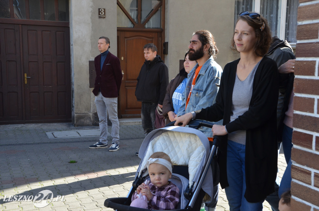 Odsłonięcie muralu w dawnej dzielnicy żydowskiej