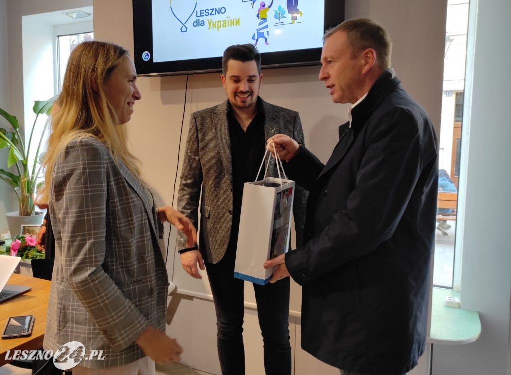 Oficjalne otwarcie Fundacji Leszno dla Ukrainy